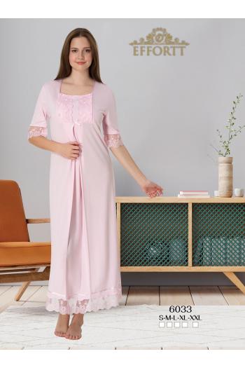 Effortt 6033 PEMBE Lohusa Hamile Gecelik